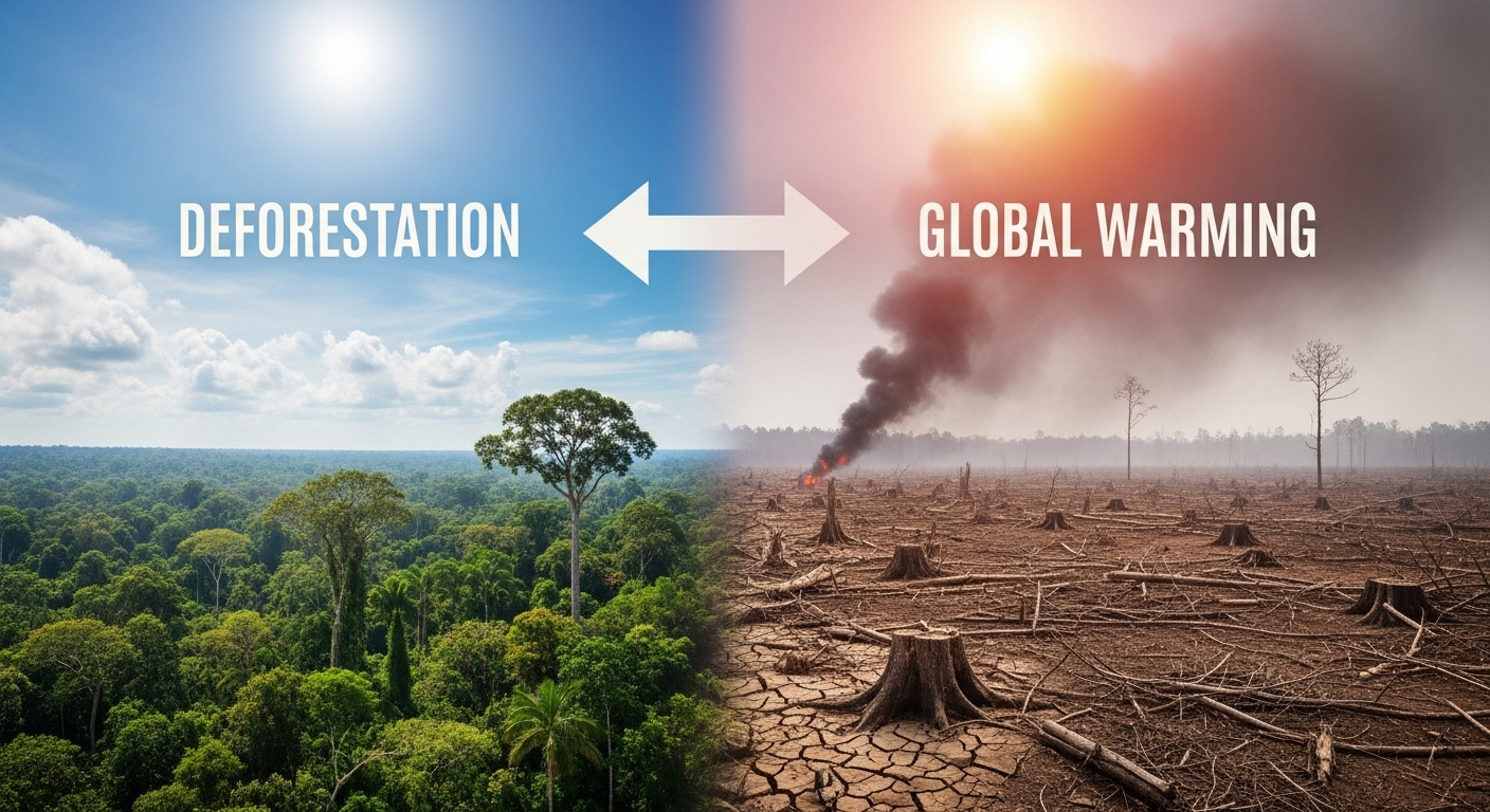Hubungan Deforestasi dengan Pemanasan Global